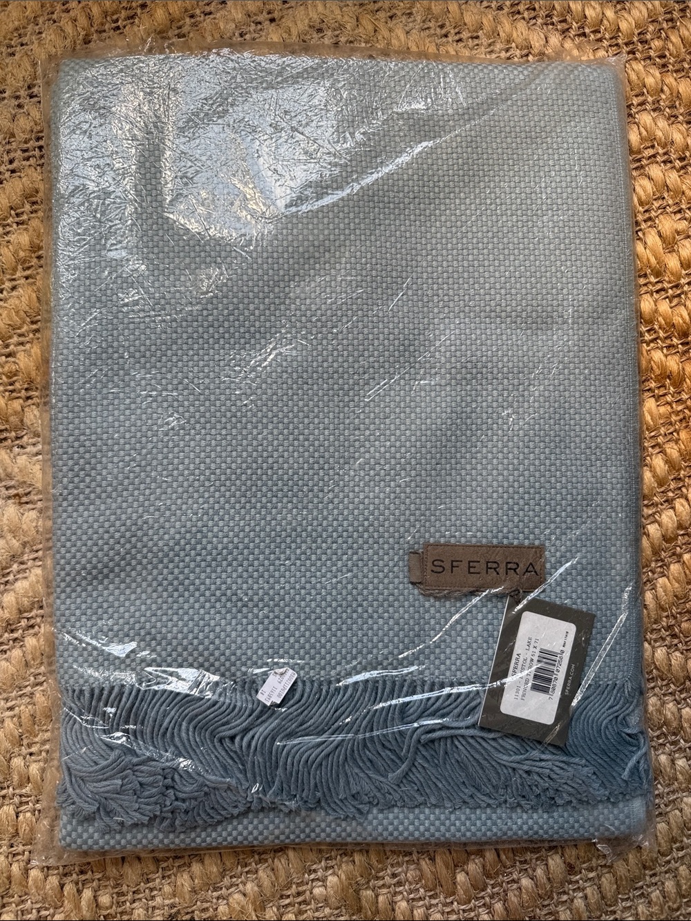 Sferra 11301 Bristol - Lake Fringed Throw 51 x 71